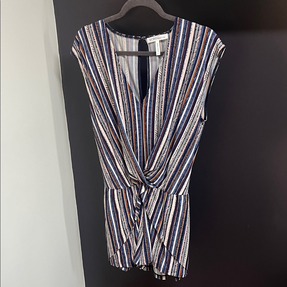 Bcbgeneration Multicolor Striped Romper!! Euc - image 1